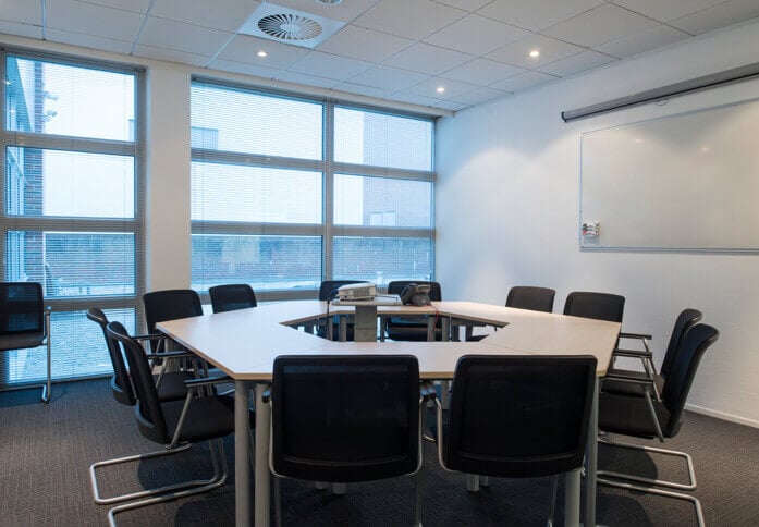 The meeting room at London Road, Regus in Reigate