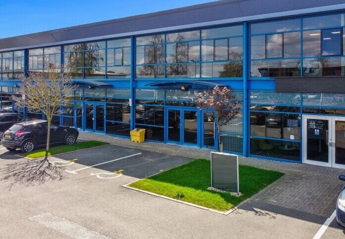 The building at Smeaton Close, Pure Offices in Aylesbury, HP19