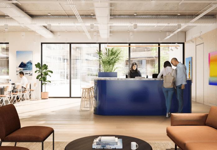 Reception - Devonshire Square, WeWork in Liverpool Street