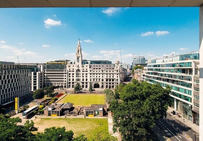 Enjoy the view at Finsbury Square, Kitt Technology Limited in Moorgate