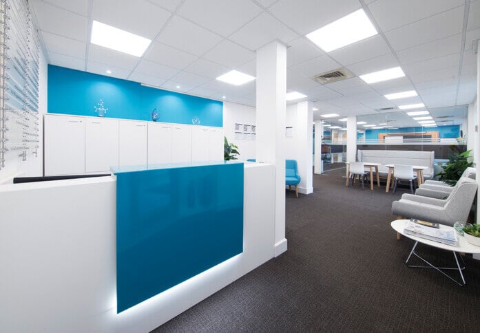 Reception in Chivers Way, Regus, Histon