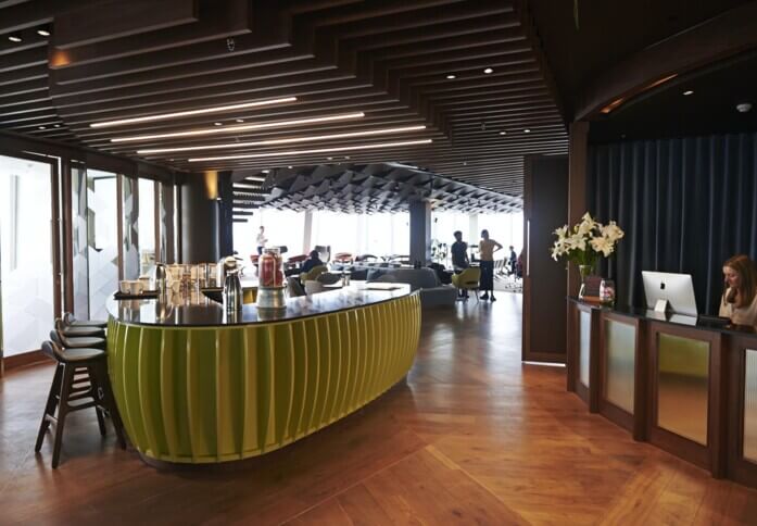 The reception at London Bridge Street, The Office Group Ltd. (FORA)