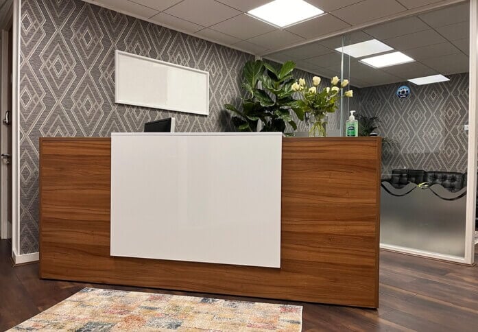 Reception in Bridge Street, Logix Business Services Ltd, Manchester, M1