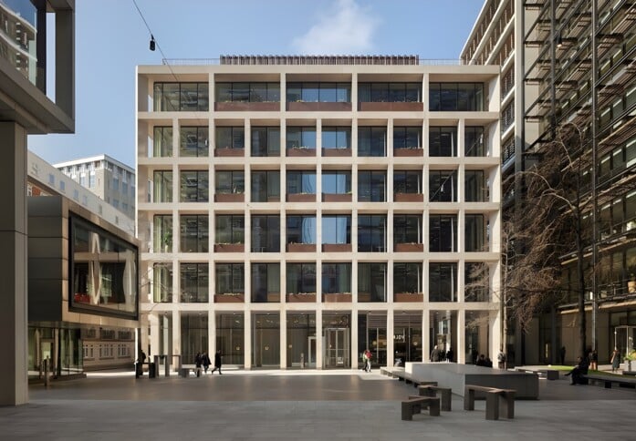 The building at New Street Square, Land Securities Group PLC in Holborn, WC1 - London