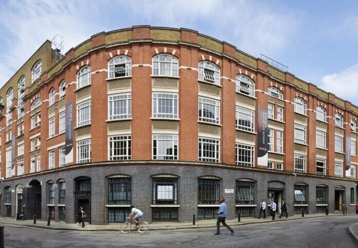 Building outside at Clerkenwell Close, Workspace Group Plc