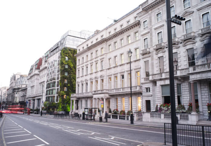 The building at Piccadilly, Dunsterville Management Ltd in Mayfair, W1 - London