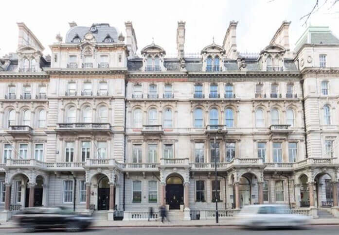 The building at The Boutique Workplace Company in Grosvenor Gardens