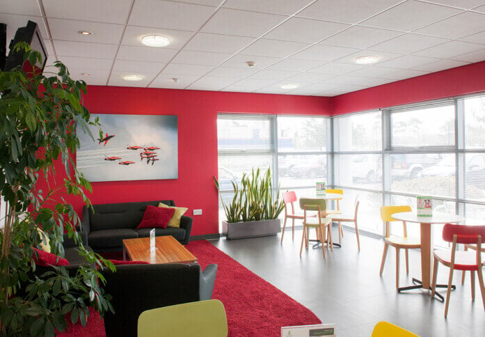 Breakout space in Enterprise Close, Regus (Christchurch)