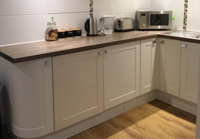 Kitchenette at Powke Lane, GB Serviced Offices in Dudley