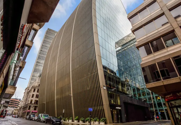 Building external for St Mary Axe, Industrious, Liverpool Street, EC2 - London