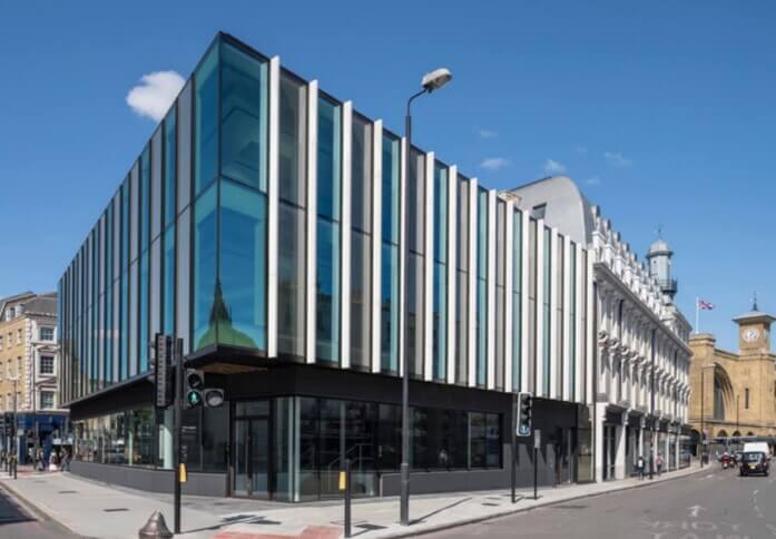 Building outside at Kings Cross Bridge, Landmark Space