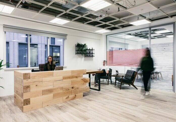 Reception - Finsbury Market, Knotel in Shoreditch