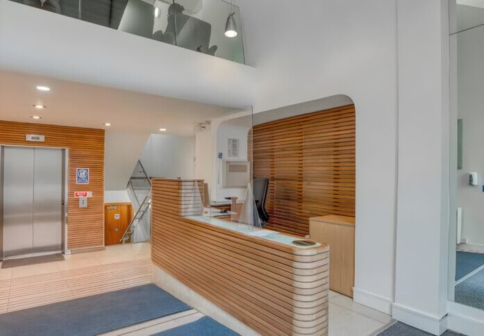 Reception area at Long Acre, Hubflow Ltd in Covent Garden, WC2 - London