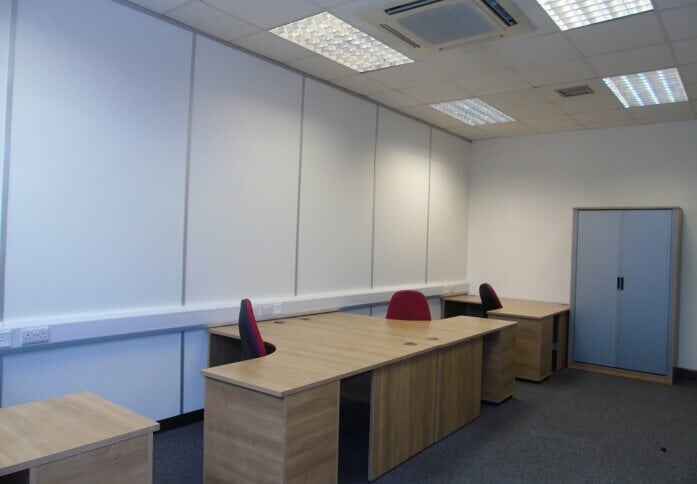 Dedicated workspace in Church Street, Jacob Asset Management Ltd, Wednesbury