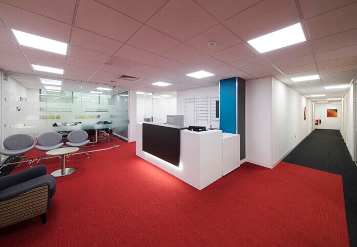 Reception in St John's Street, Regus, Peterborough