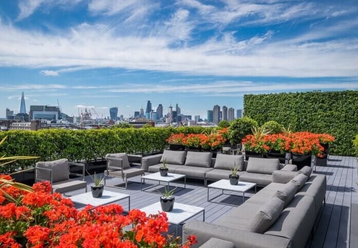 Roof terrace in Theobald's Road, Kitt Technology Limited, Holborn