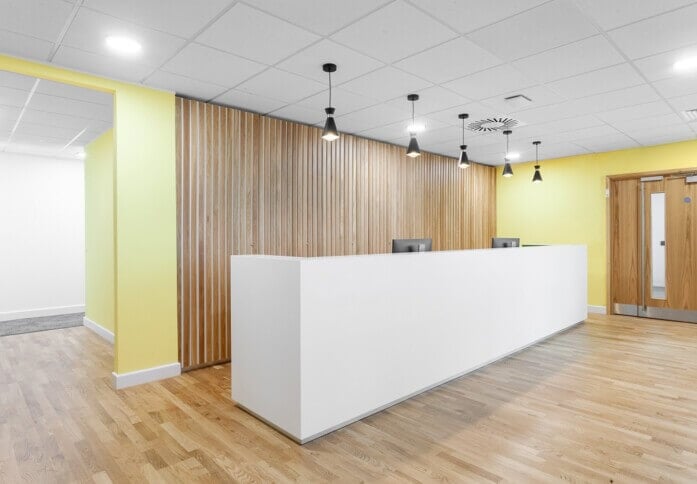 Reception in Salop Street, Regus, Wolverhampton