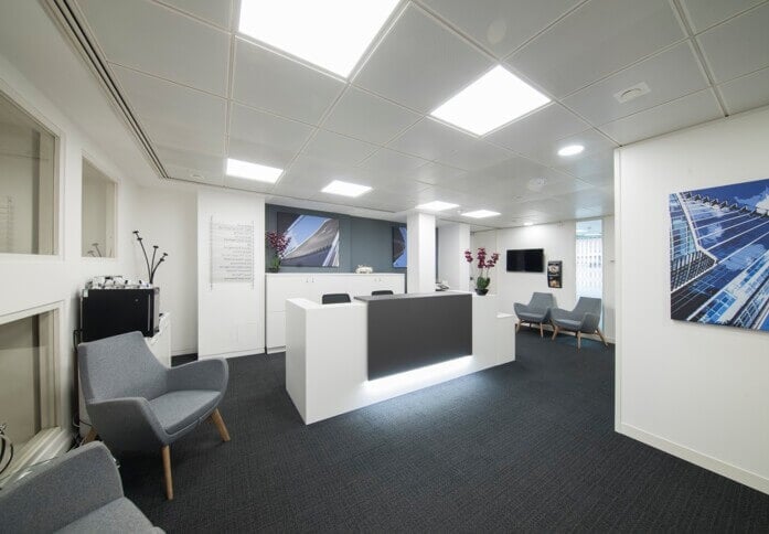 Reception at King Street, Regus in Manchester