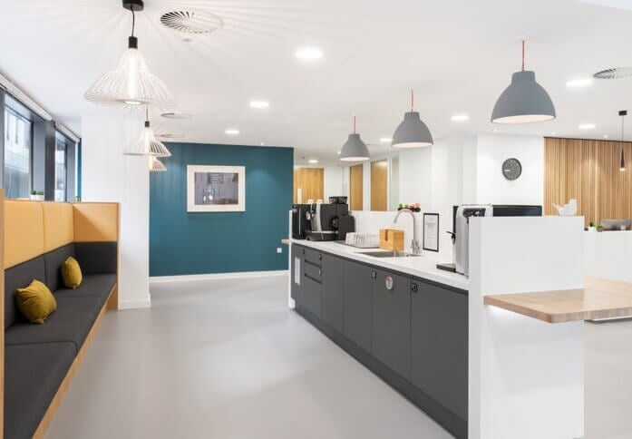 Kitchen area - St James Tower, Regus (Manchester)