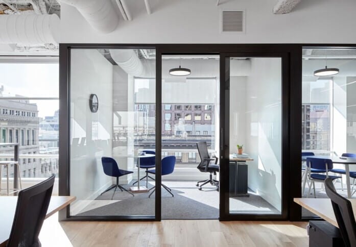 Private workspace in America Square, WeWork (Tower Hill)