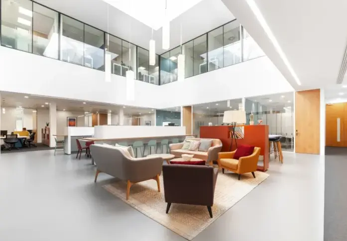 Atrium area at Manor Royal, Regus, in Crawley