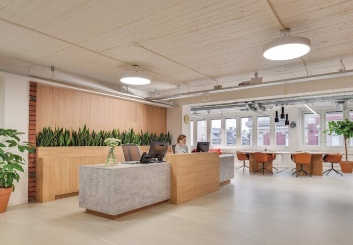 Reception area at Thornton Park Development, Regus in Clapham, SW4 - London