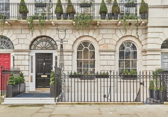 The building at Fitzroy Square, Workpad Group Ltd in Fitzrovia