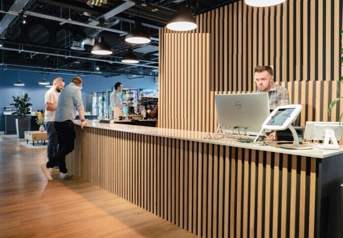 Reception in Brazennose Street, Cubo Holdings Limited, Manchester, M1