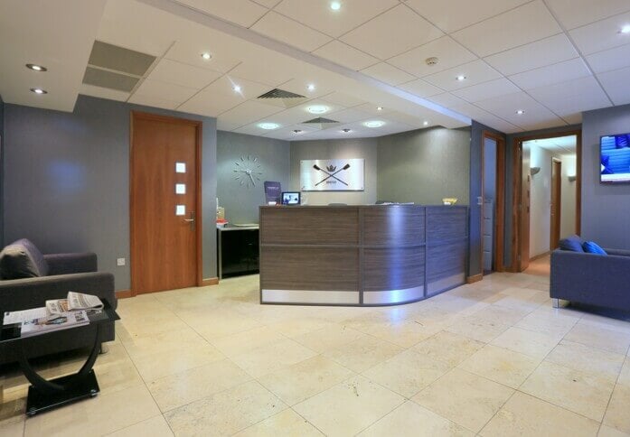 Reception area at Banbury Road, Podium Space Ltd in Oxford