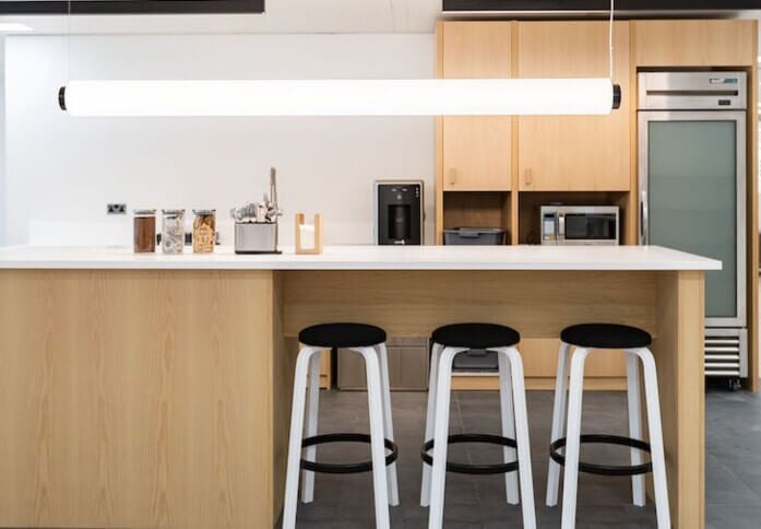 Kitchenette at WeWork in Fleet Street, EC4 - London