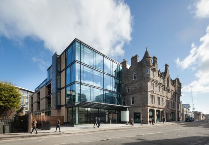 Building outside at Fountainbridge, Regus, Edinburgh