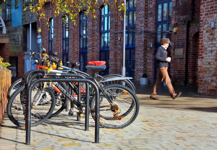 Room for bikes at Anderson Place, Pure Offices, Edinburgh, EH1