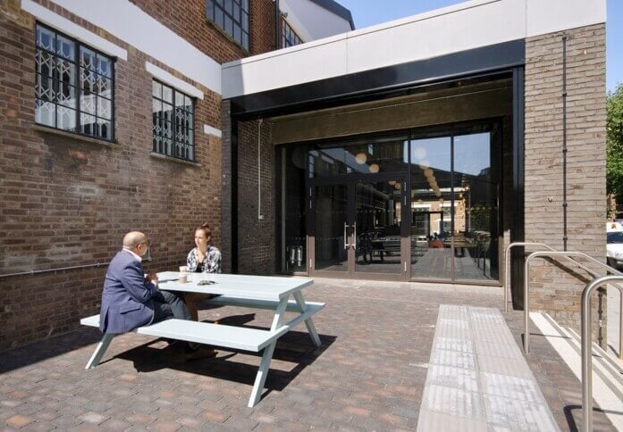 Outdoor area - Creekside, Workspace Group Plc in Deptford