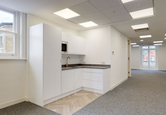 Kitchen at Wigmore Street, Kitt Technology Limited in Marylebone