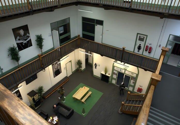 Atrium area at Armley Road, Malik House Ltd, in Leeds, LS1