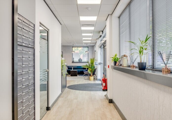 Hallway access at Bridge Road East, Pure Offices, Welwyn Garden City, AL8