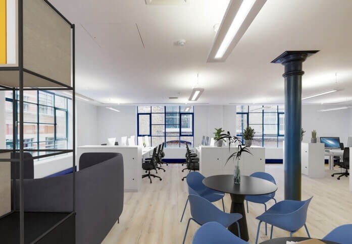 Private workspace in Ireland Yard, Kitt Technology Limited (Blackfriars)