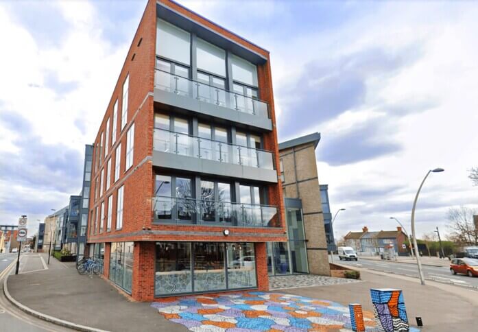 Building outside at Rookery Court, Mainyard Studios, Leyton