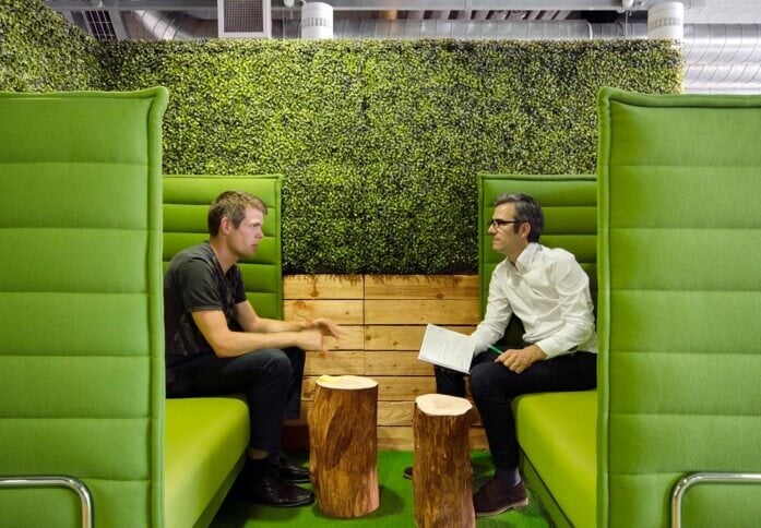 Breakout area at Brixton Road, Workspace Group Plc in Oval