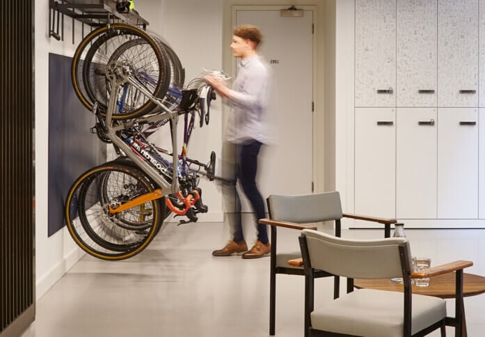 Area to store bikes - Great Portland Street, The Office Group Ltd. (FORA) W1 - London