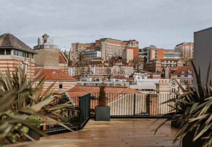 Roof terrace - Corn Street, Office Co Inc Ltd in Bristol, BS1