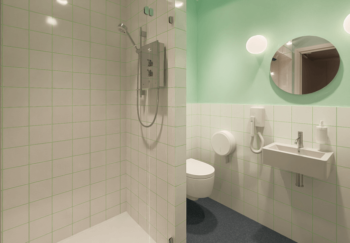 Bathroom facility at Aylesbury House, Hermit Offices Limited (Frameworks) (Farringdon, EC1 - London)