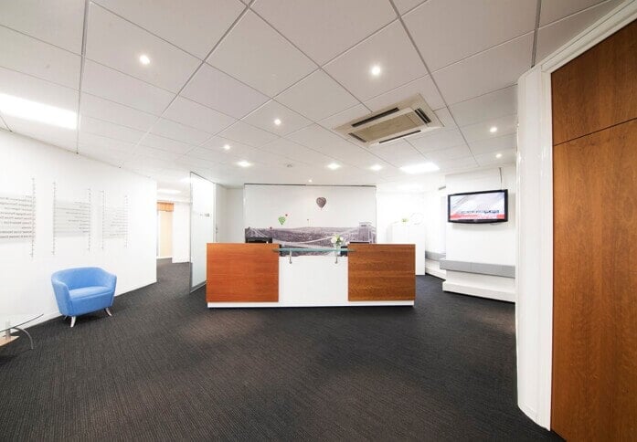 Reception in Prince Street, Regus, Bristol