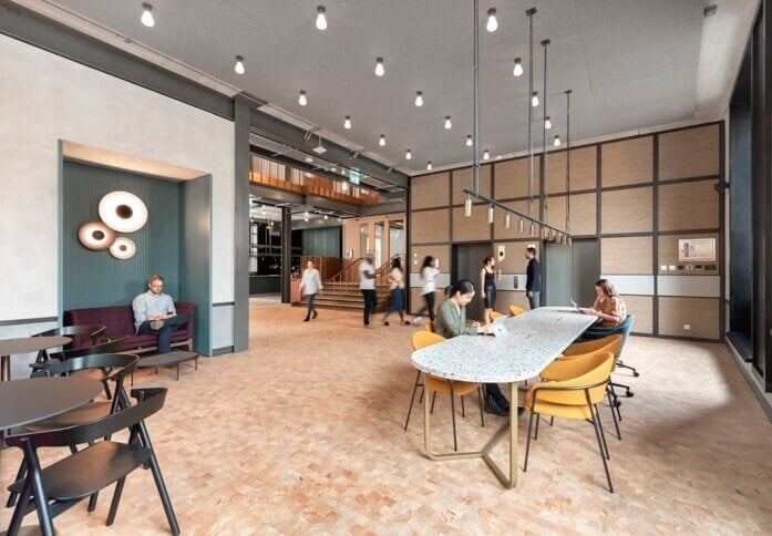 The breakout area - Cremer Street, Workspace Group Plc (Hoxton)