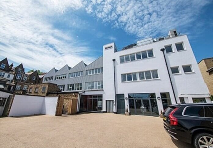 The building at Fishers Lane, Podium Space Ltd, Chiswick