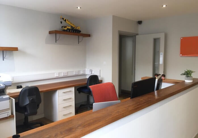 Reception area at Powke Lane, GB Serviced Offices in Dudley