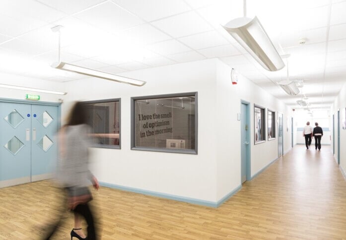 The hallway in Atlantic Street, Biz - Space, Altrincham