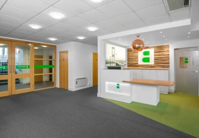 Reception - Beaufort Park, Regus in Chepstow