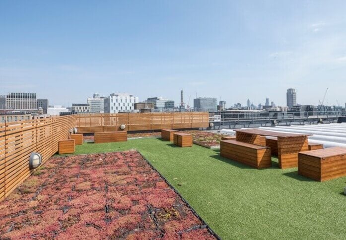 Roof terrace in Lavington Street, Kitt Technology Limited, Southwark