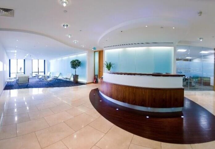 Reception - Canada Square, Regus in Canary Wharf